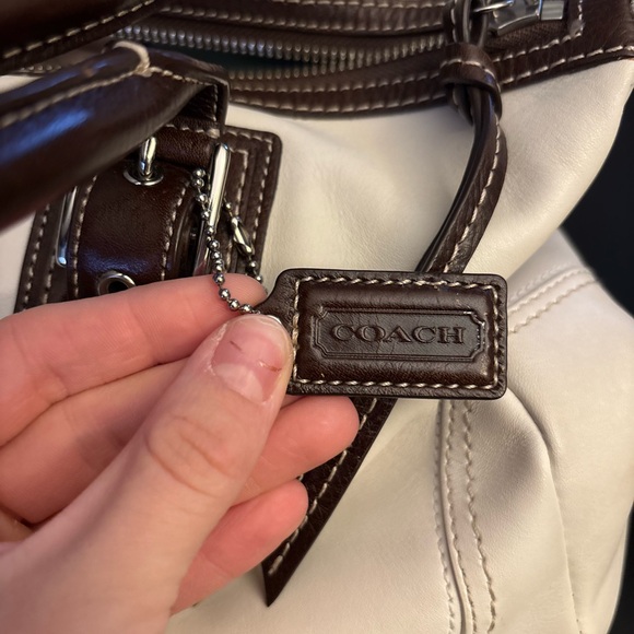 Coach Hamilton pebbled leather satchel - Picture 4 of 5